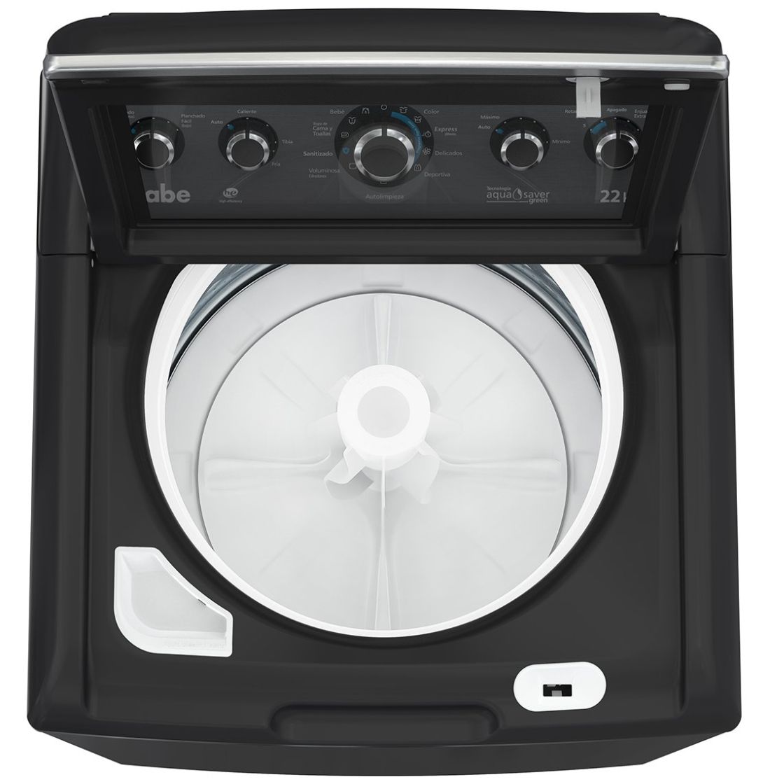 Lavadora Mabe Carga Superior 22Kg Lma72215Wdaba0 Diamond Gray