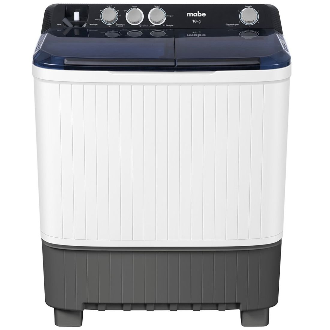 Lavadora semi automática 8kg doble tina blanca LG –