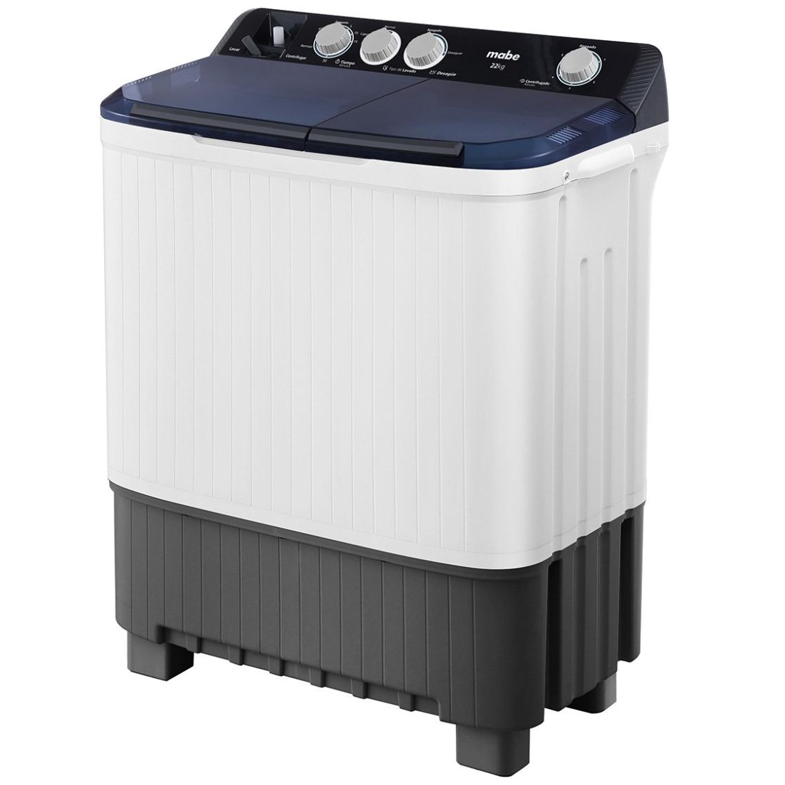 Lavadora Mabe 2 Tinas 22Kg Lmdx2224Hbab0 Blanca