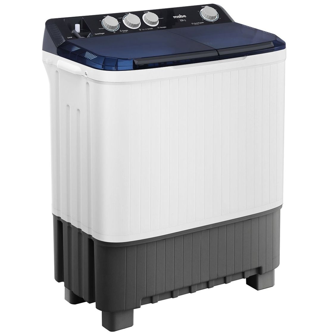 Lavadora Mabe 2 Tinas 22Kg Lmdx2224Hbab0 Blanca