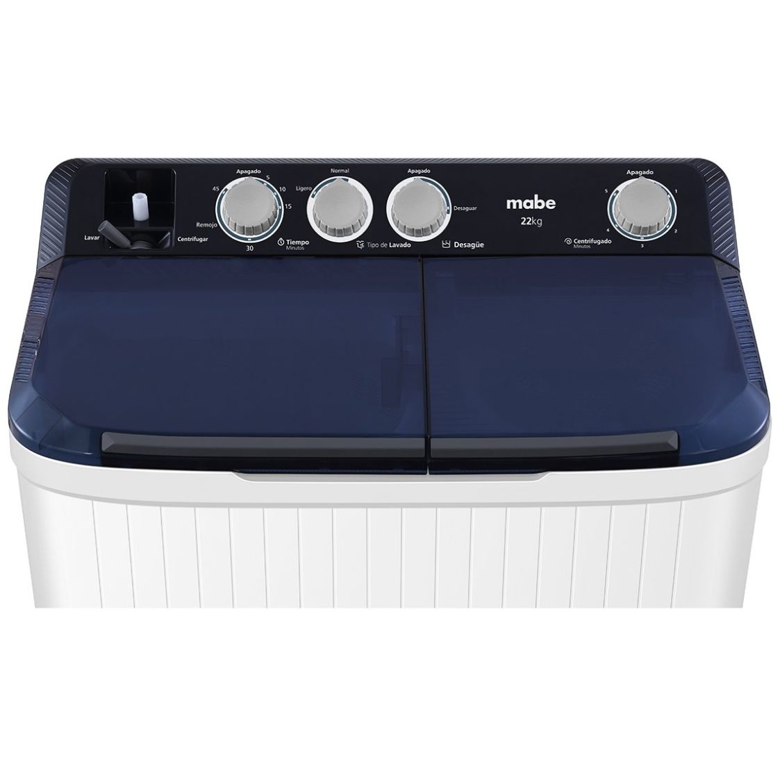 Lavadora Mabe 2 Tinas 22Kg Lmdx2224Hbab0 Blanca