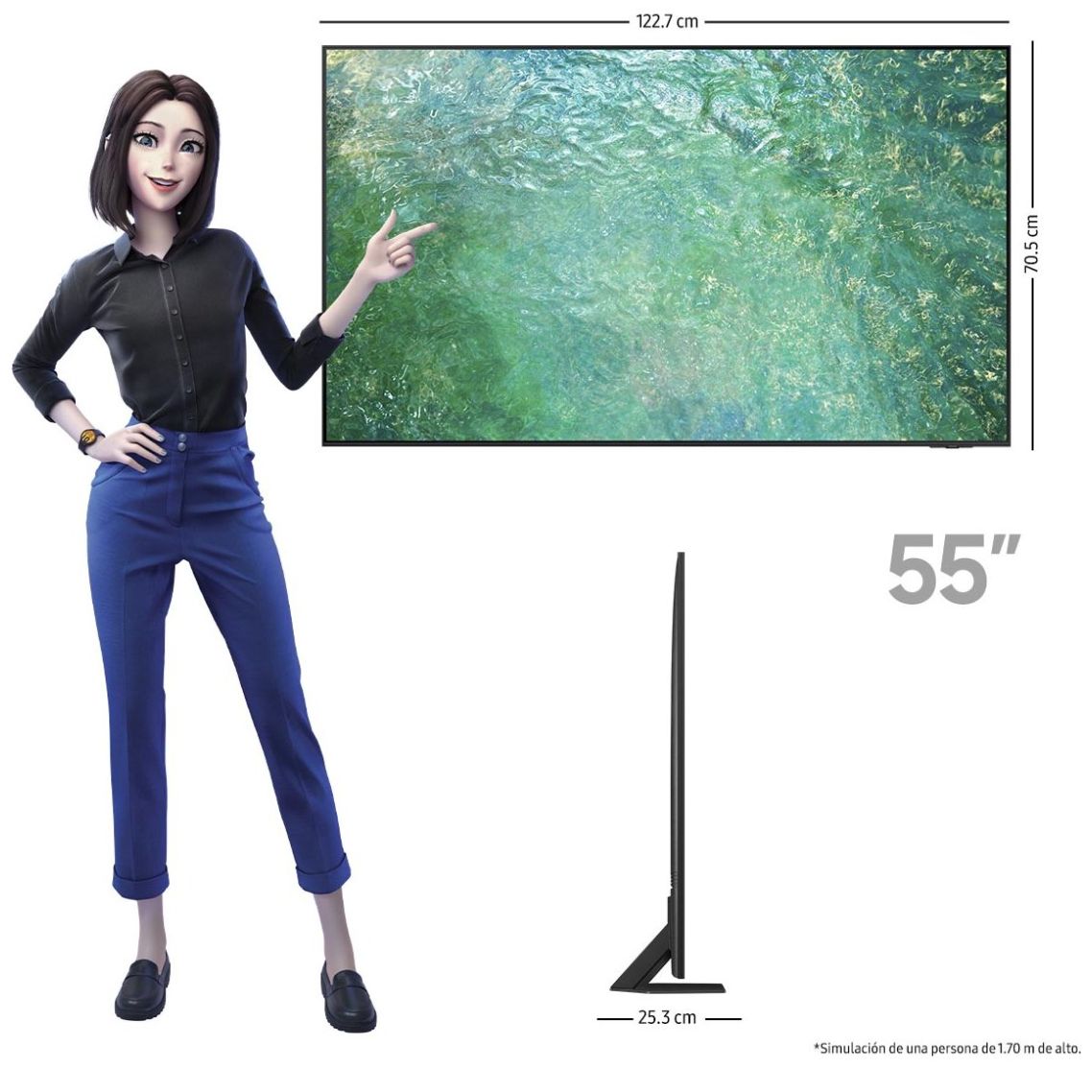 Pantalla Samsung 55" Neo Qled 4K Qn55Qn85Cafxzx
