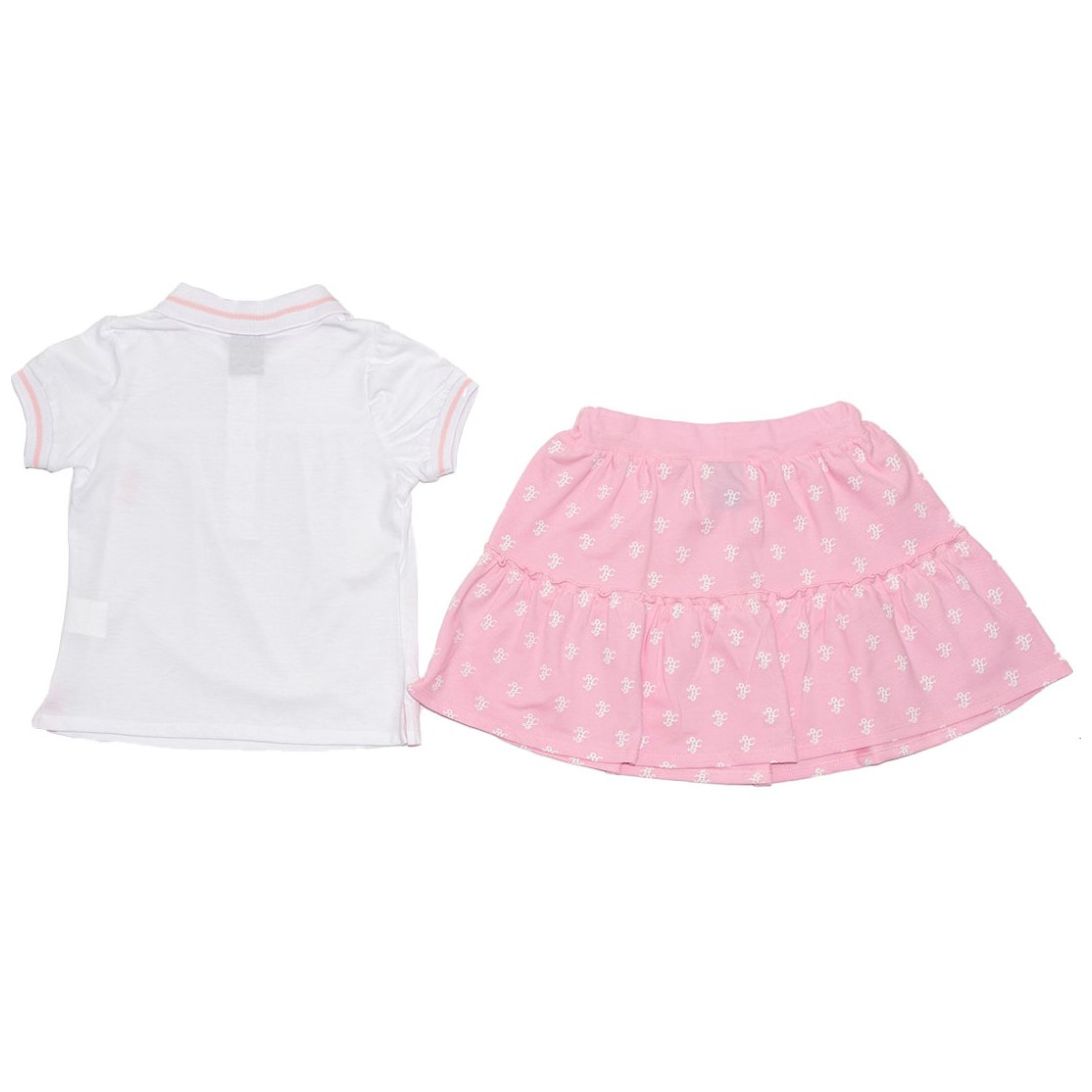 Conjunto Royal Polo Club Playera Manga Corta Y Falda para Niña