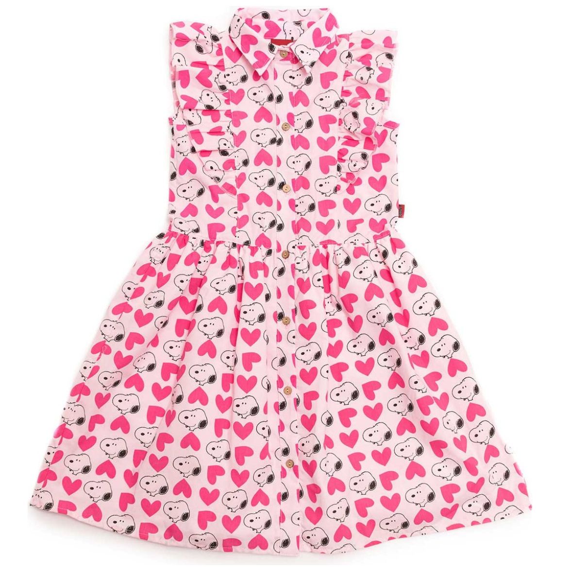Vestido Peanuts Manga Corta para Niña