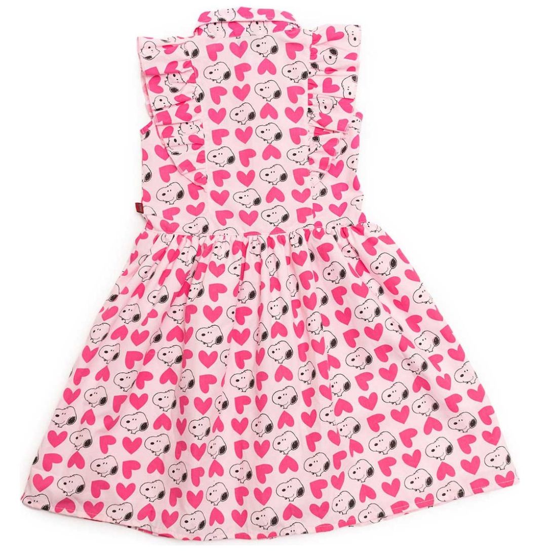 Vestido Peanuts Manga Corta para Niña