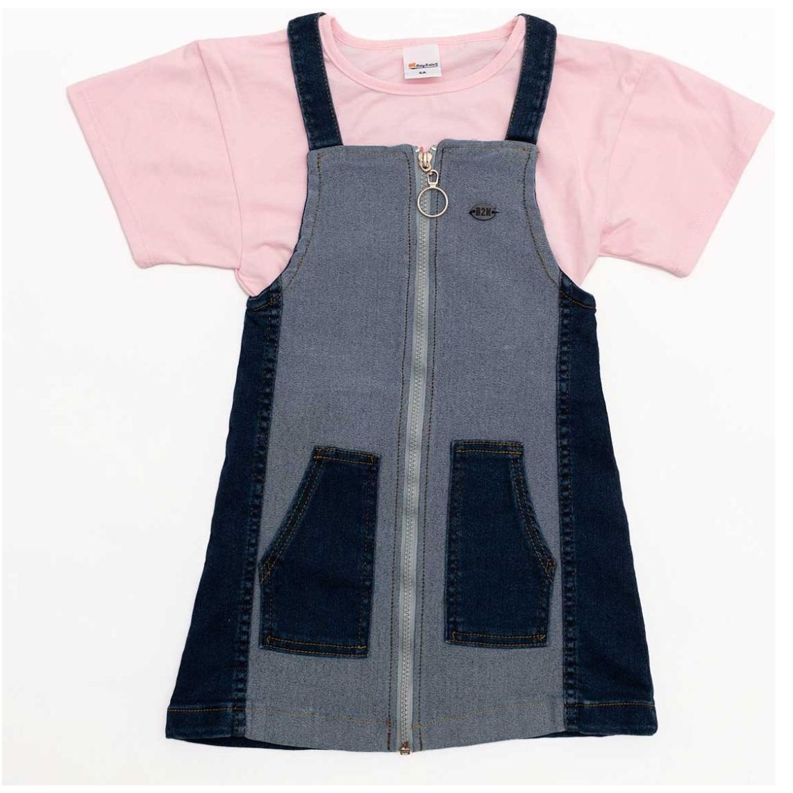 Conjunto Being 2 Nice Playera Manga Corta Y Jumper para Niña