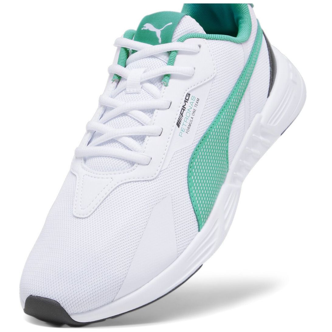 Tenis puma discount blancos con verde