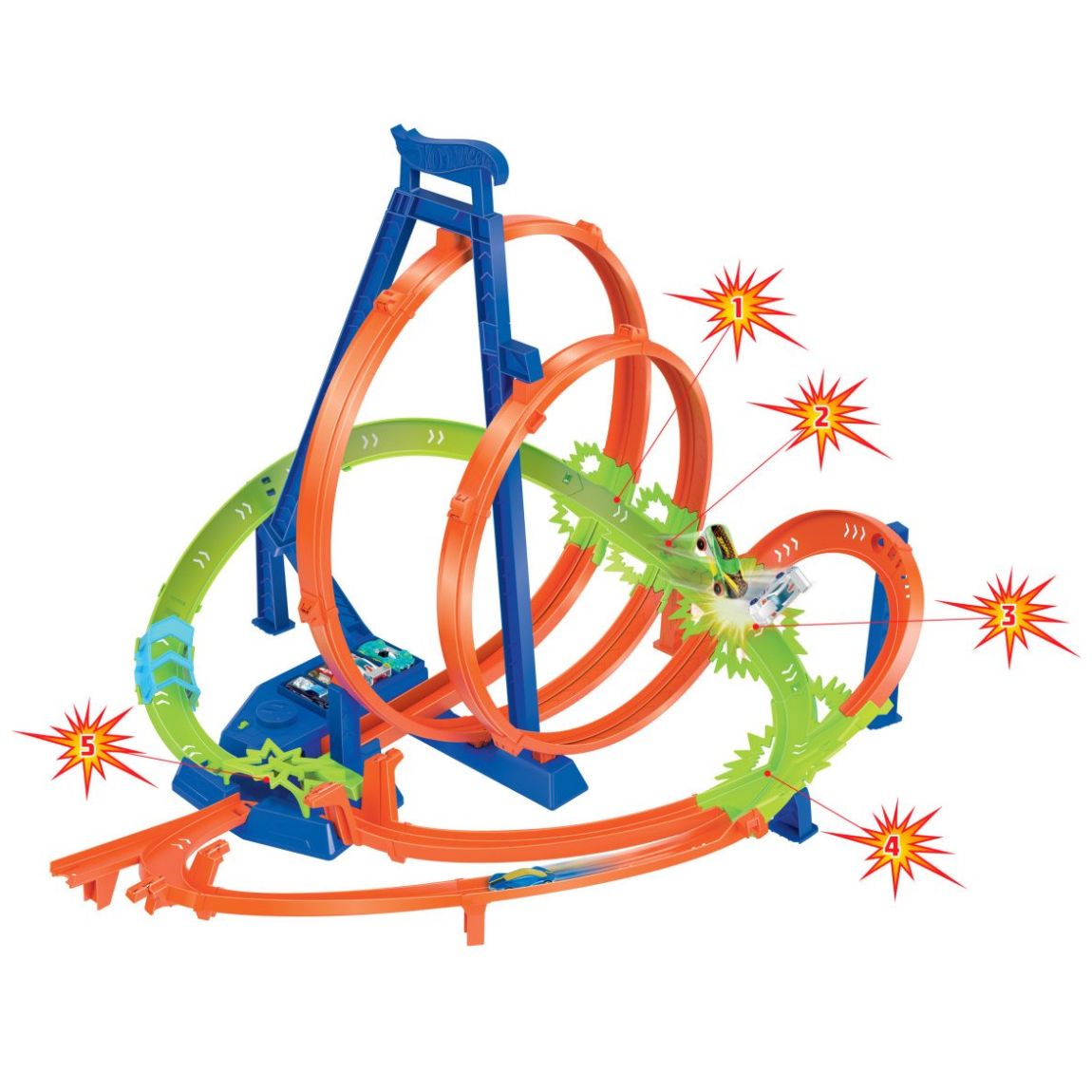 Pista de Juguete de Choques Épicos Hot Wheels Action