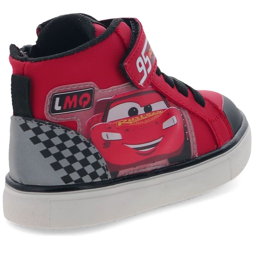 Tenis Bota Personajes 12-16 Rojo Cars
