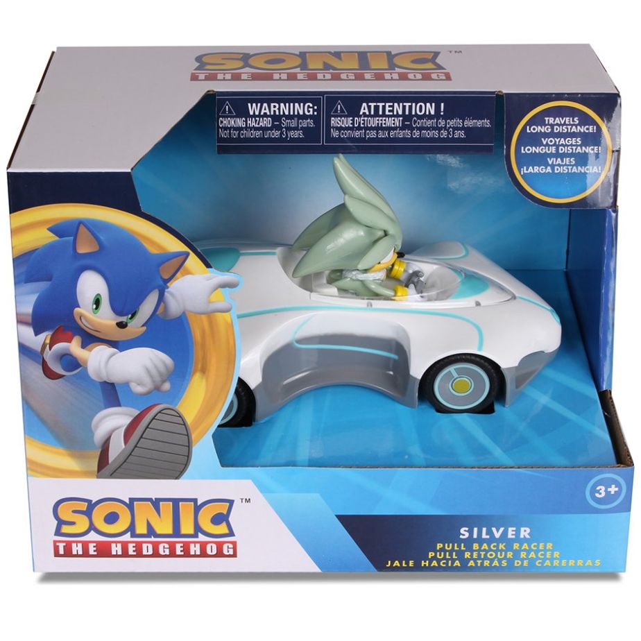 Vehículo Pull-Back Sonic & Sega All Stars Racing Pullback Silver