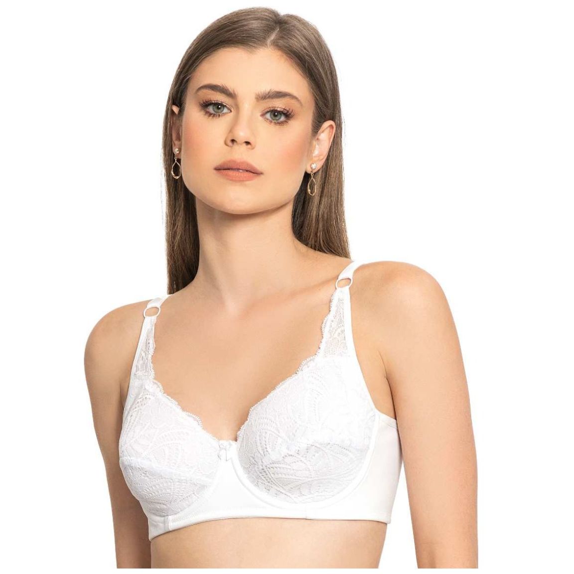 Sostén Strapless Push Up De Microfibra Y Encaje Nuit