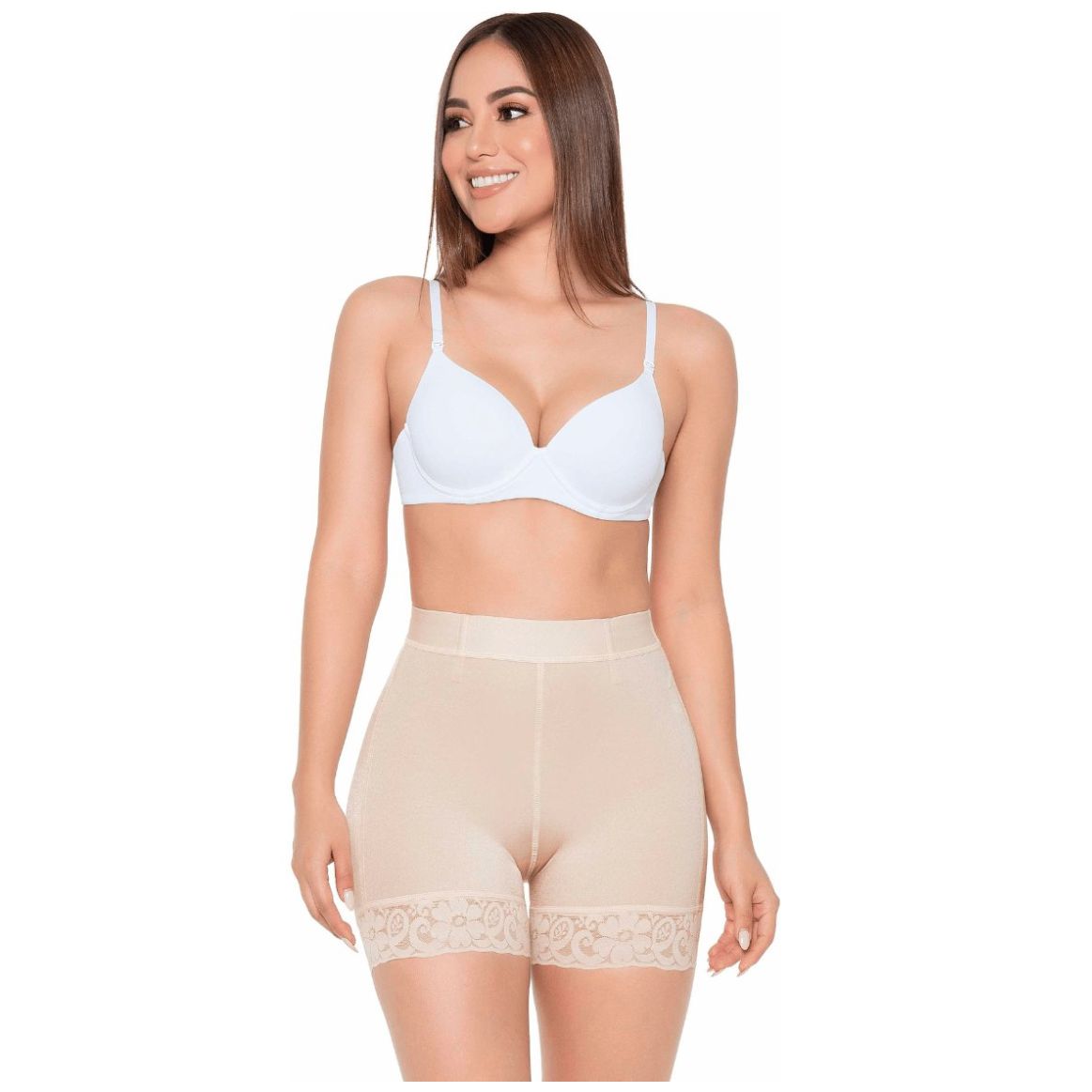 Short Moldeador a la Cintura con Varilla Fajas Maria e