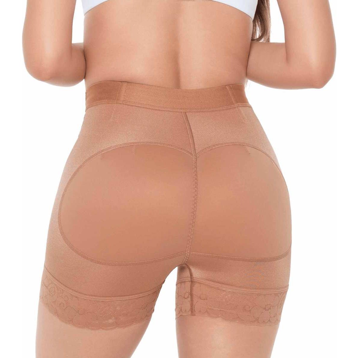 Short Moldeador a la Cintura con Varilla Fajas Maria e