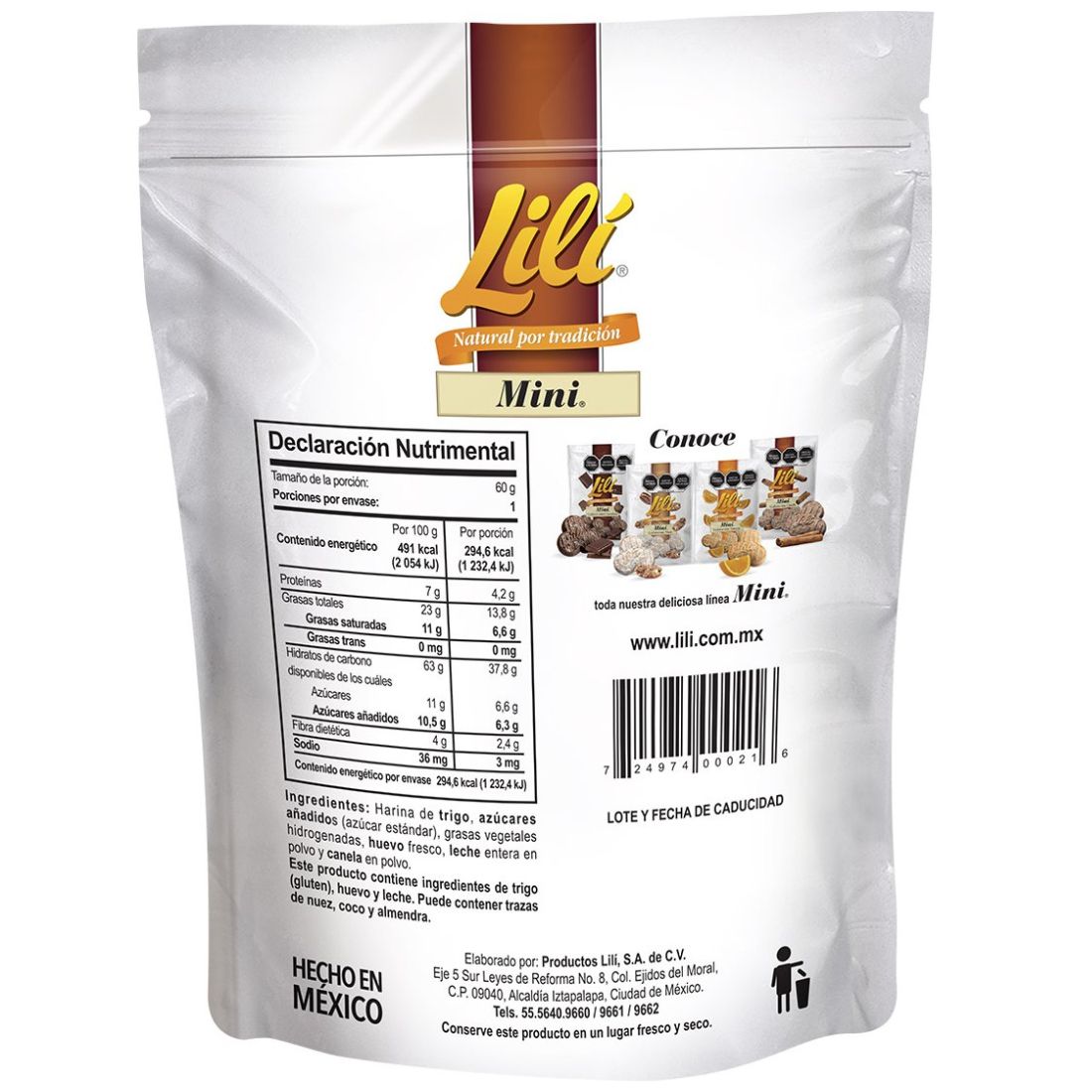 Galletas Lili Mini con Canela