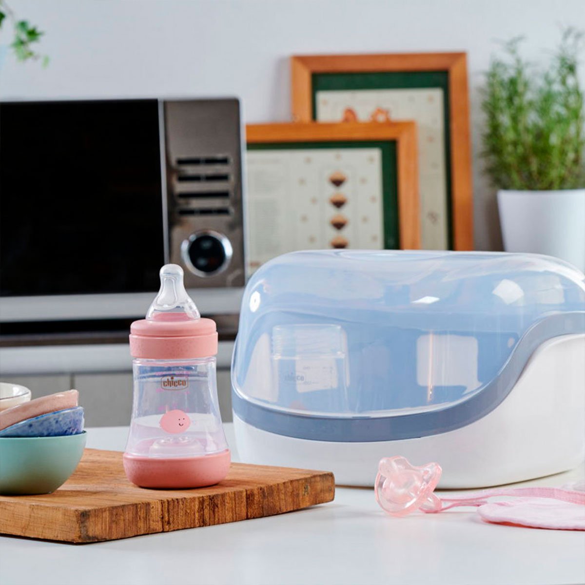 Esterilizador de Biberones para Hornos Micoondas Chicco