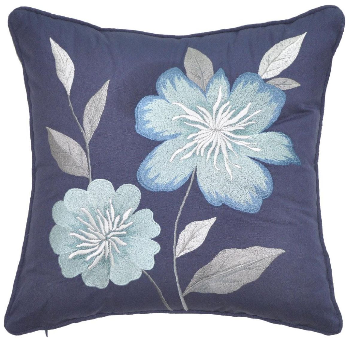 Cojín Floral Navy Bb Blue Vintage Home