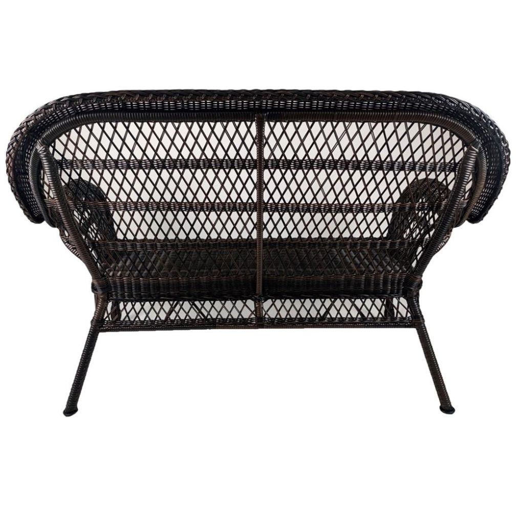 Settee  de Exterior Santa Barbara Dark Brown Vintage Home