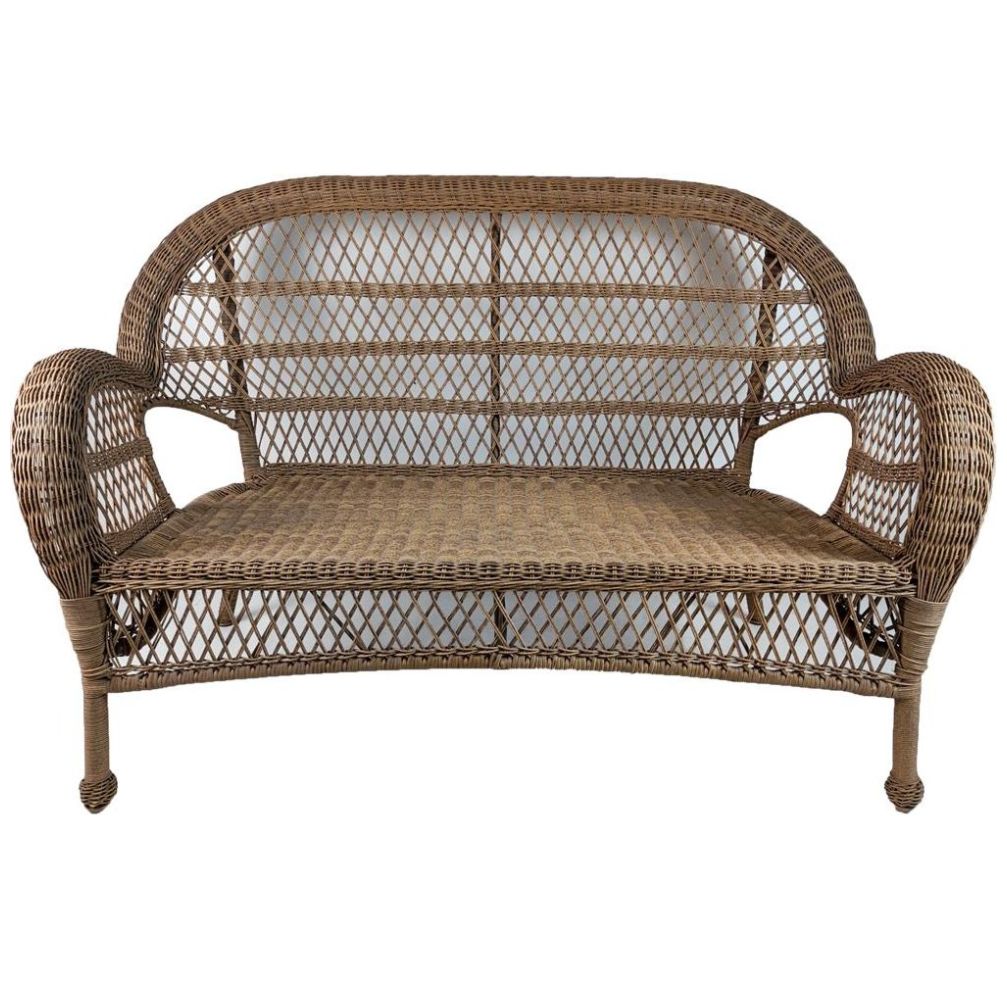 Settee de Exterior Santa Barbara Light Brown Vintage Home