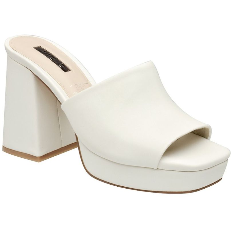 Sandalia con Tacón Y Plataforma Beige Efe