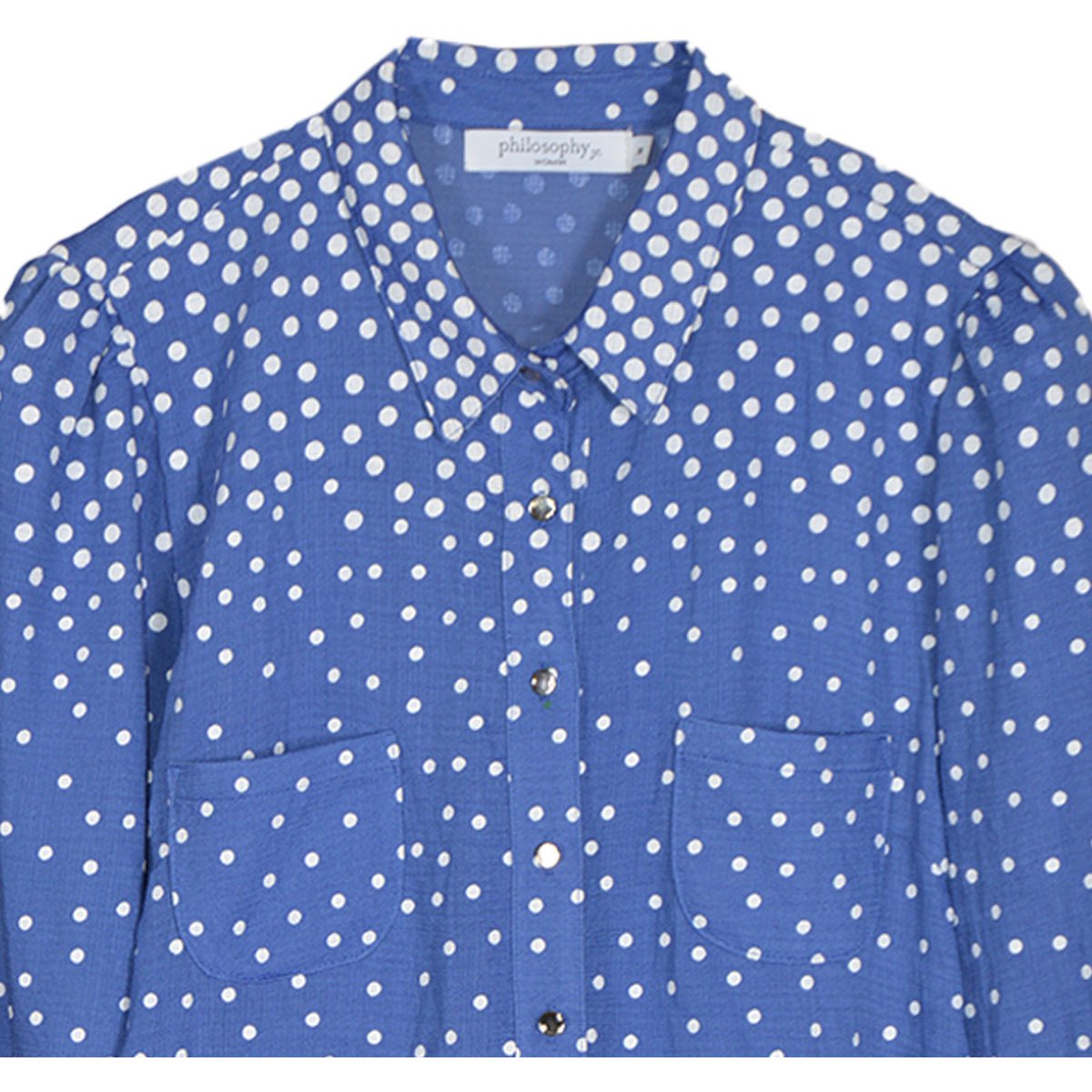 Blusa Estampado de Lunares y Botones Philosophy Woman para Mujer