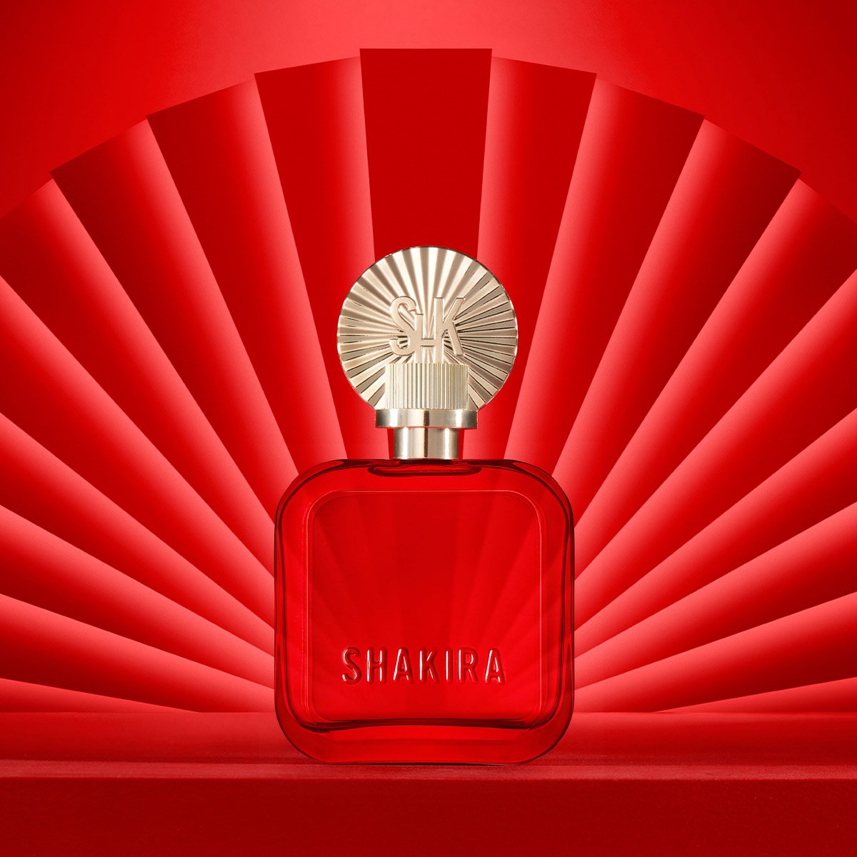 Fragancia Set Shakira Rojo Edp 80 Ml + Desodorante 150 Ml  para Mujer