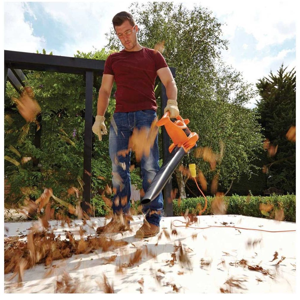 Sopladora/ Aspiradora Eléctrica Black+Decker