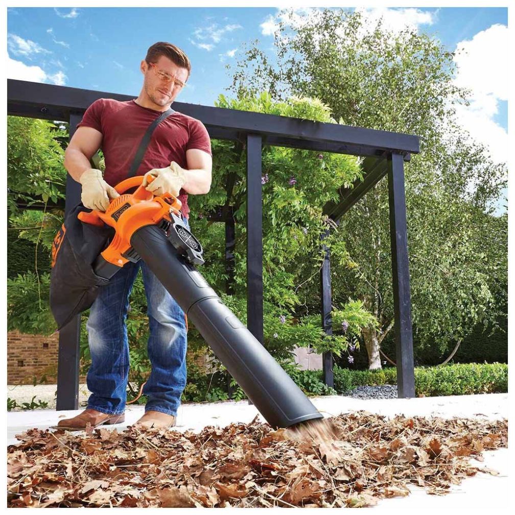 Sopladora/ Aspiradora Eléctrica Black+Decker