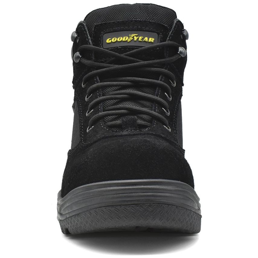 Bota de Seguridad Goodyear en Piel Negro