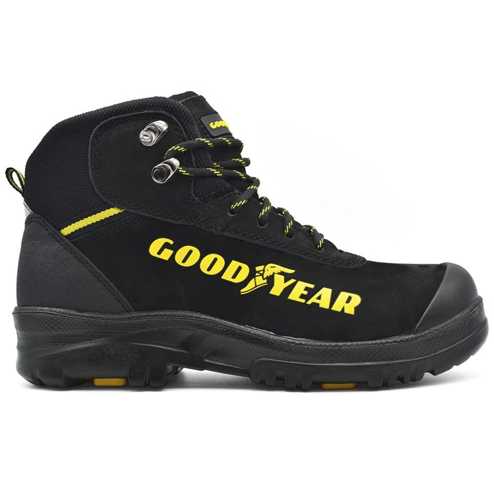 Bota de Seguridad Goodyear en Piel Negro