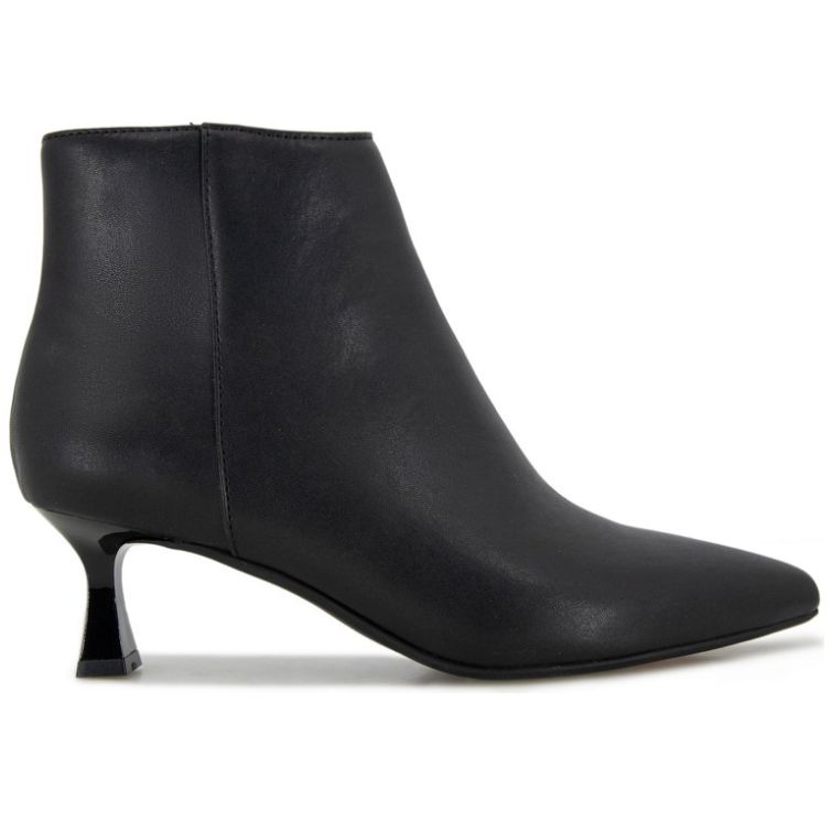 Bootie Puntal Liso con Cierre Negro Kenneth Cole