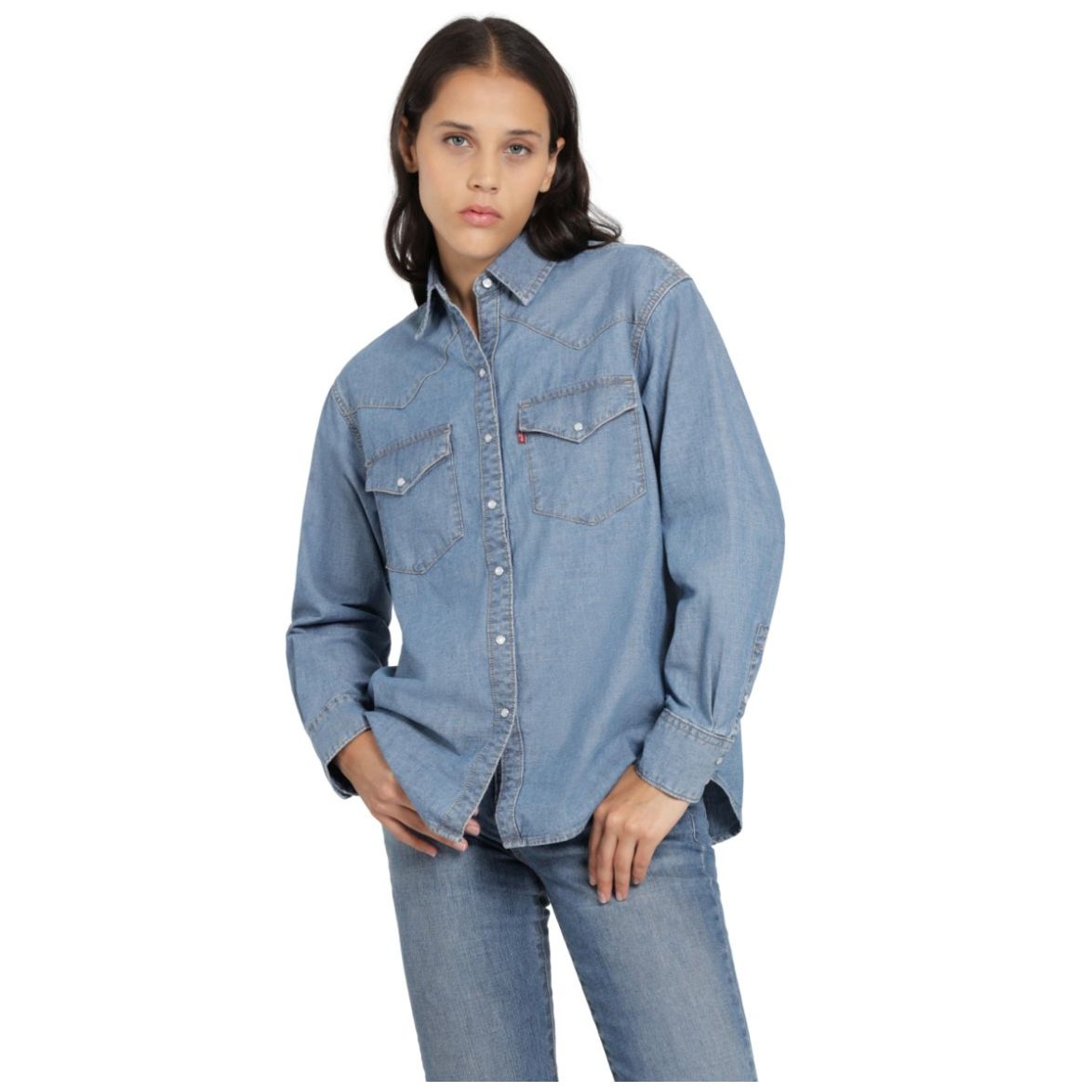 Levis Camisa De Mezclilla Camisas Levis Mezclilla Camisa Mujer