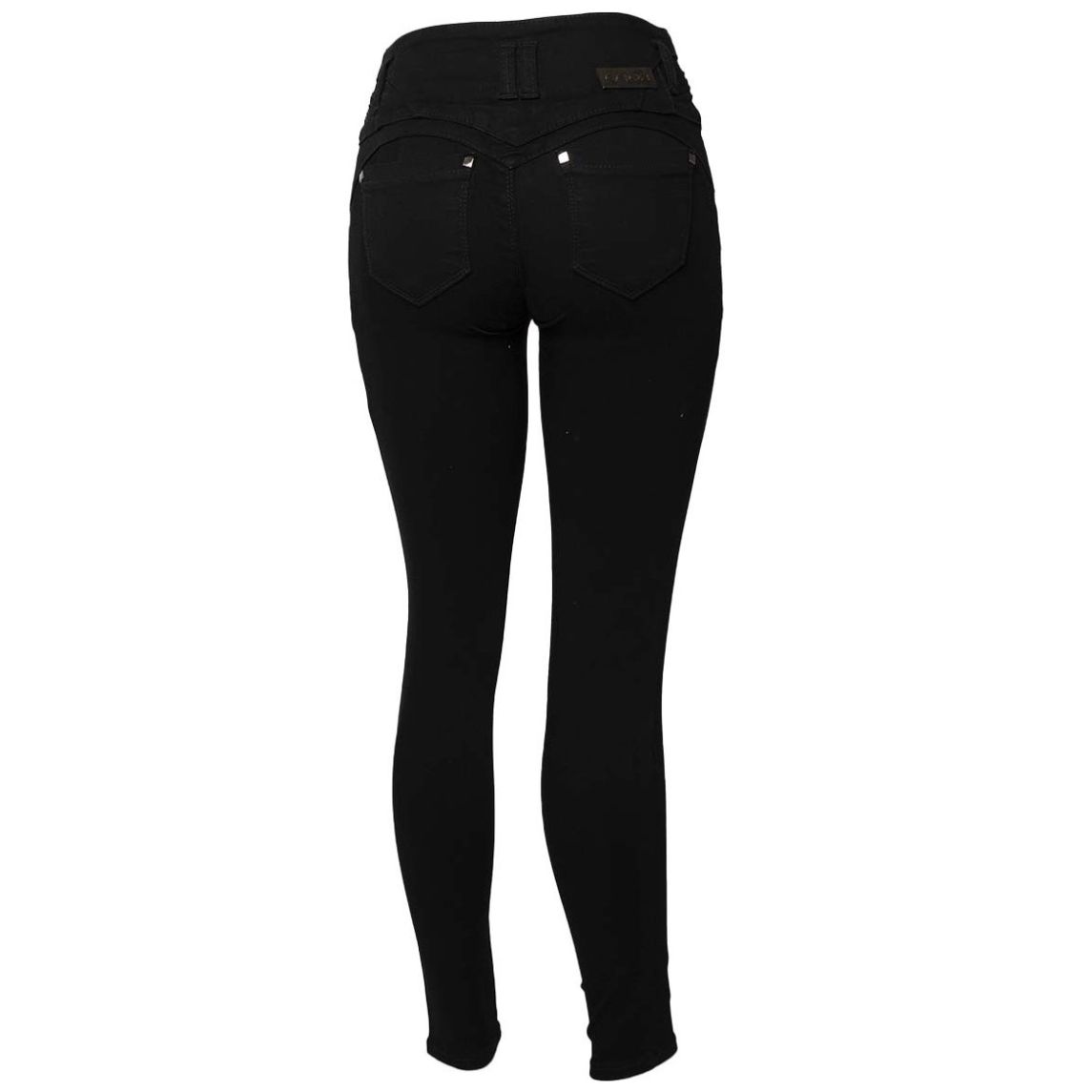 Jeans Skinny Negro 3 Botones Ciclon Jeans