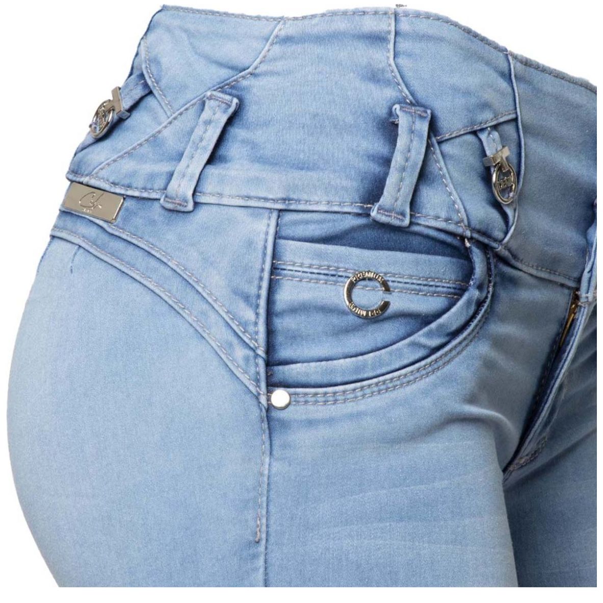 Jeans Skinny Stn Bleach 3 Botones Ciclon Jeans