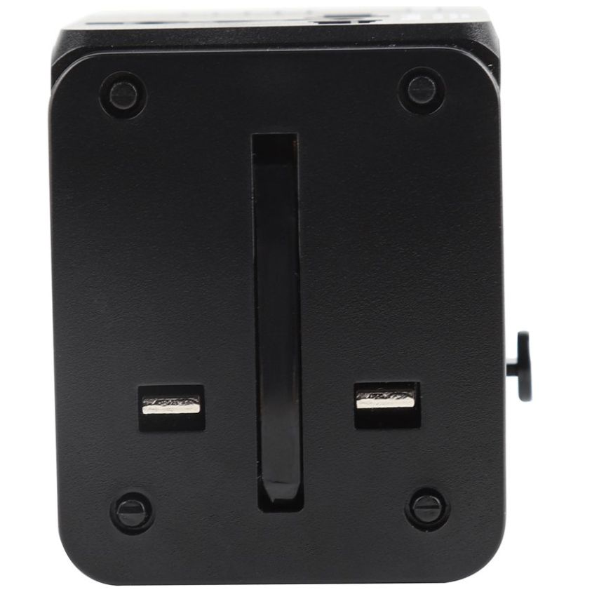 Adaptador Mundial de Viaje Negro Travel Blue