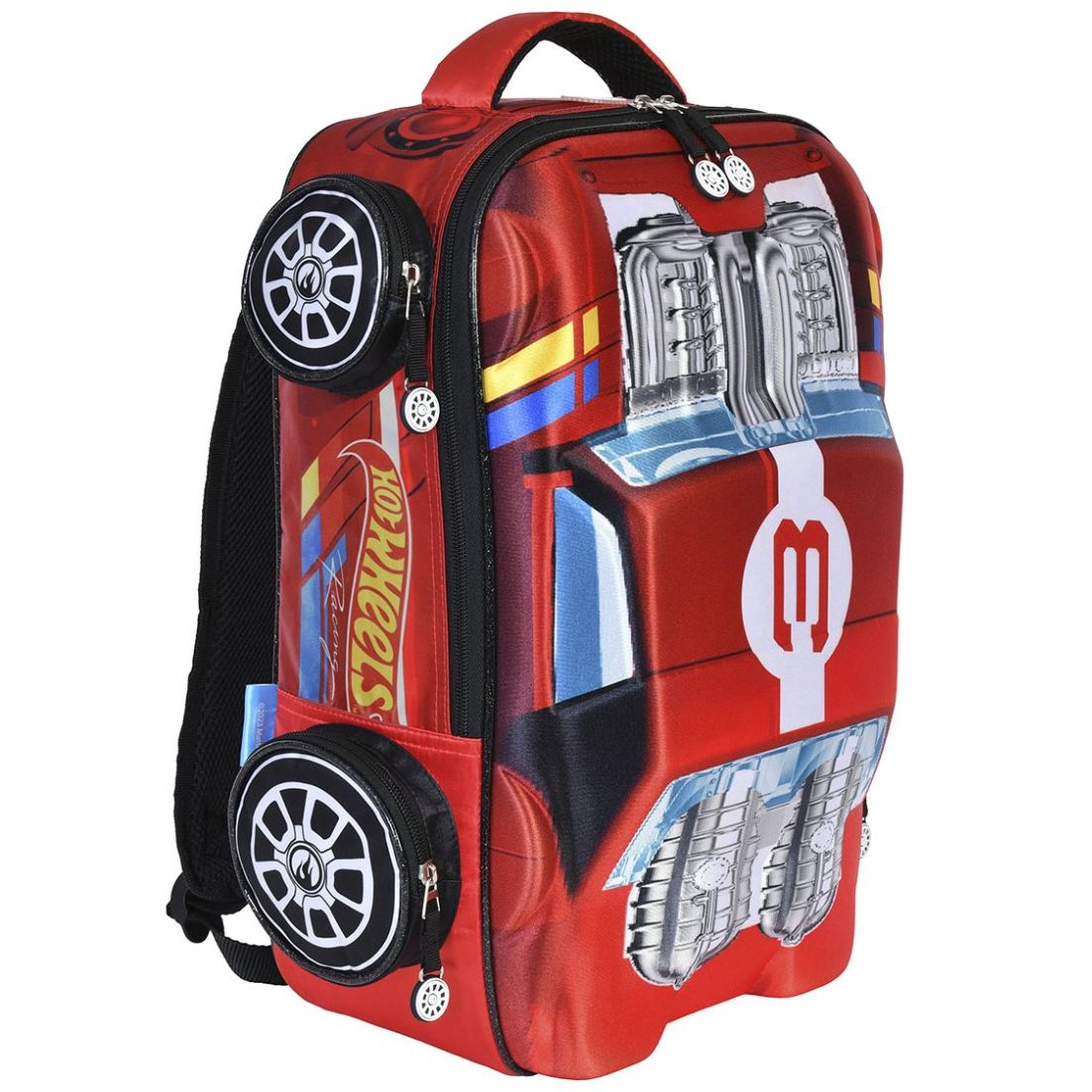 Mochila Hot Wheels Rojo Keepack para Primaria