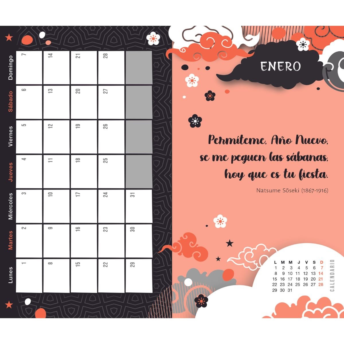 Agenda Sólo para Chicas 2024 Origami Vergara & Riba