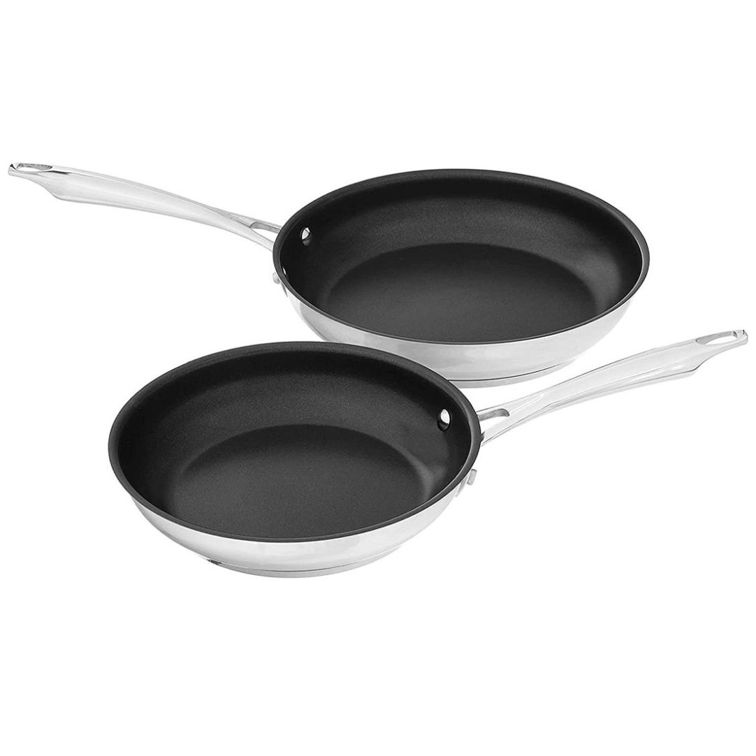 Juego de 2 Sartenes Acero Inoxidable Cuisinart 8922810Nses