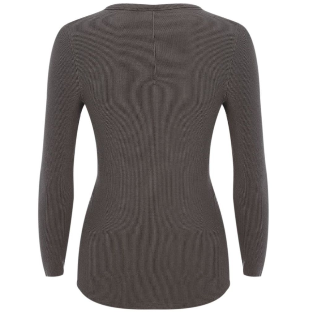 Playera Fit Manga Larga para Mujer