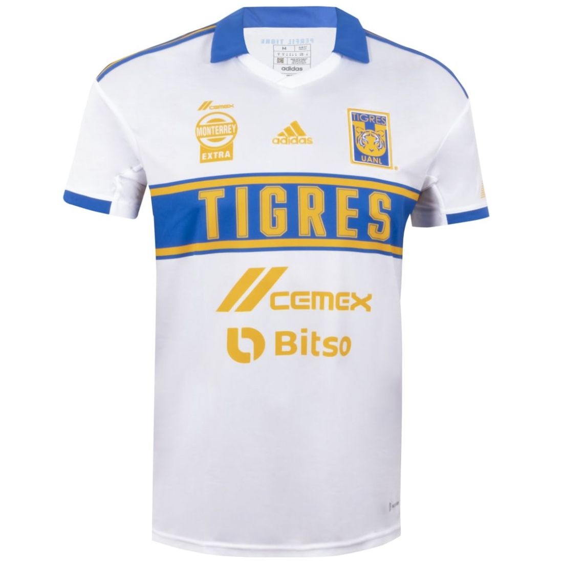 Jersey Tigres Temp. 2023 Soccer Adidas para Hombre