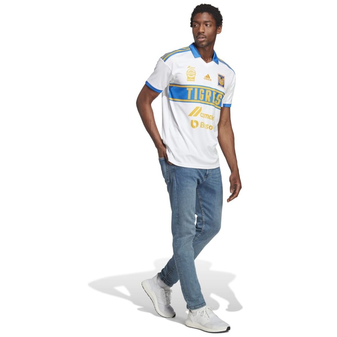 Jersey Tigres Temp. 2023 Soccer Adidas para Hombre
