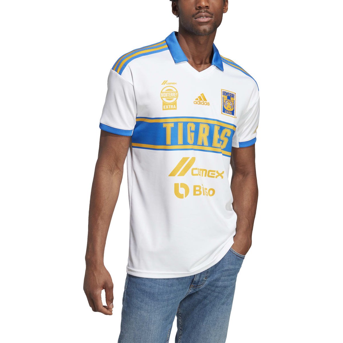 Jersey Tigres Temp. 2023 Soccer Adidas para Hombre