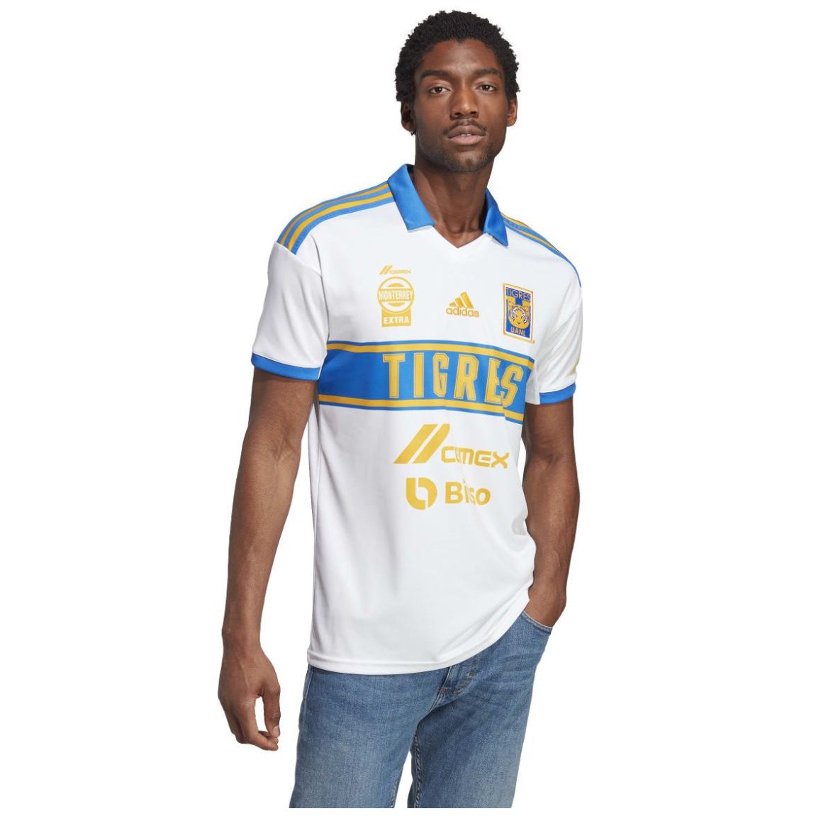 Jersey Tigres Temp. 2023 Soccer Adidas para Hombre