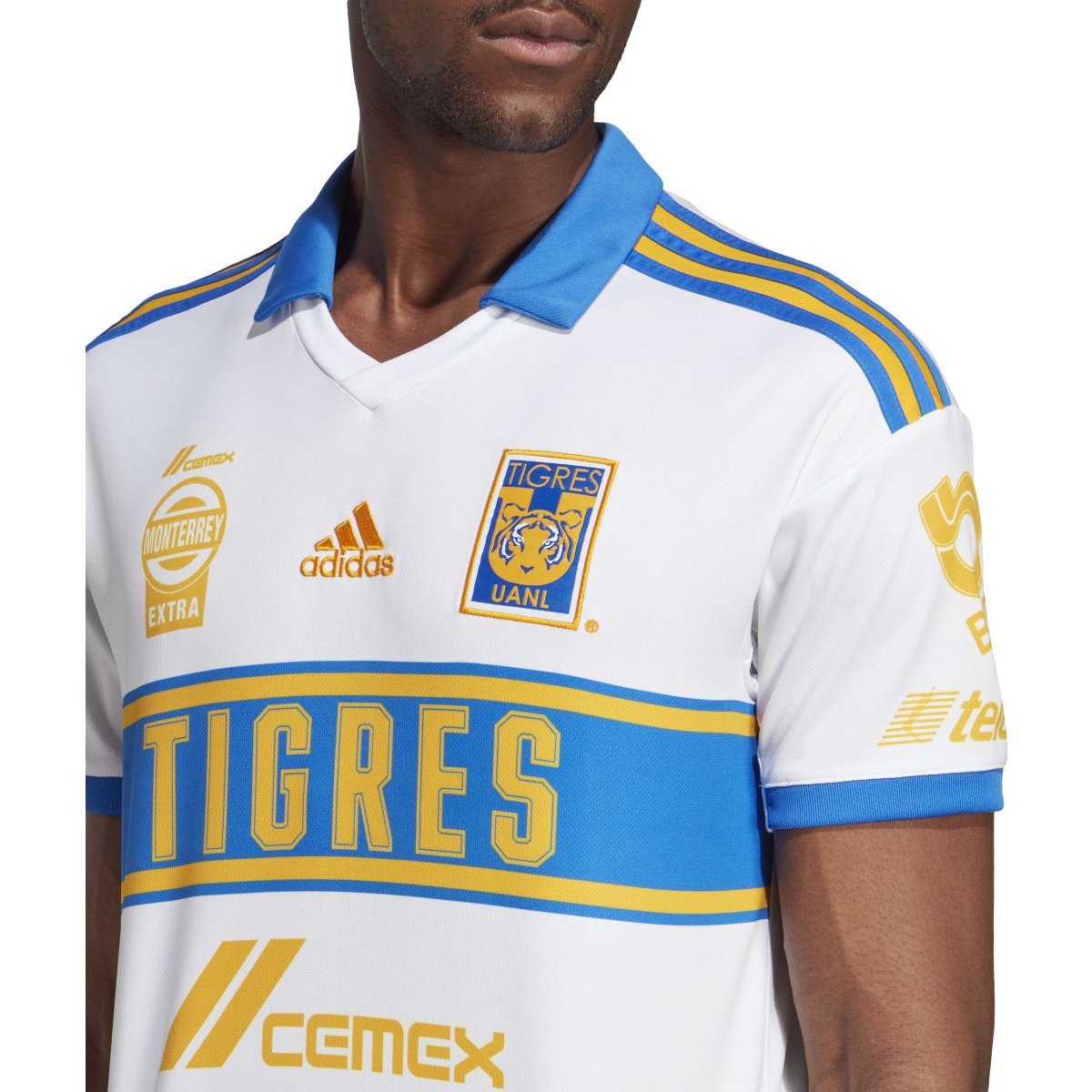Jersey Tigres Temp. 2023 Soccer Adidas para Hombre