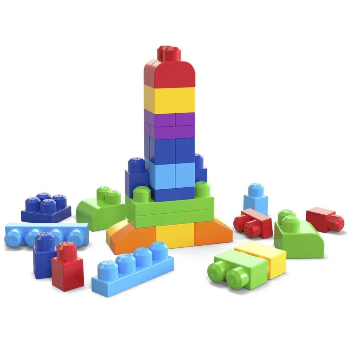 Mega Bloks Juguete Clásica Bolsa de Construcción 60 Piezas