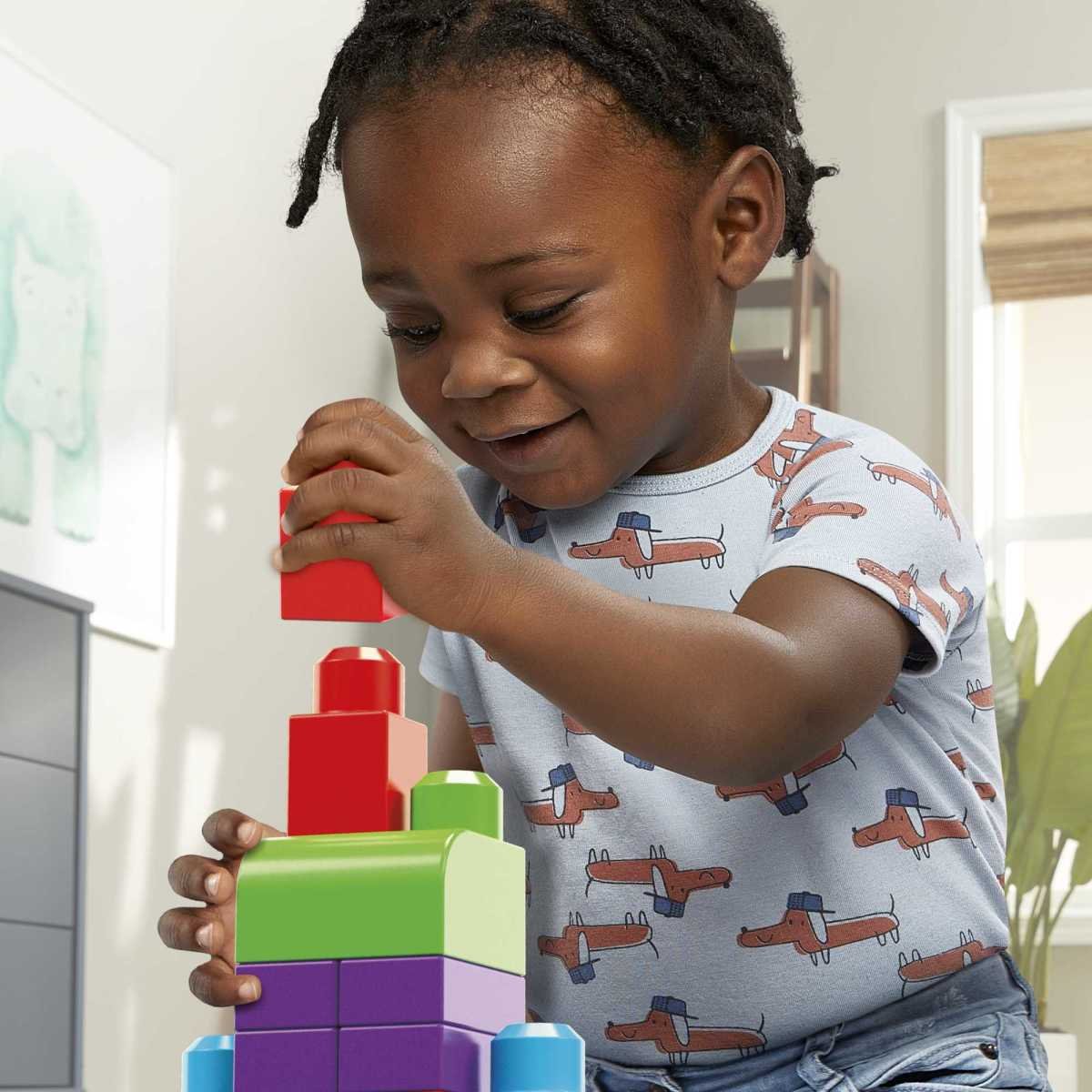 Mega Bloks Juguete Clásica Bolsa de Construcción 60 Piezas
