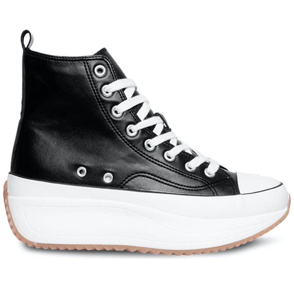 Tenis Bota con Plataforma Negro Madden Girl