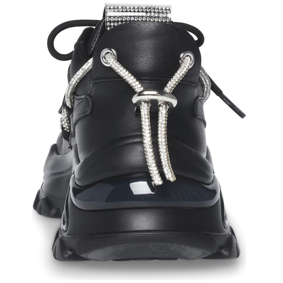 Tenis de Plataforma con Cordón Negro Steve Madden