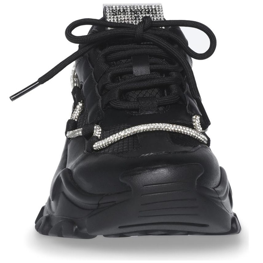 Tenis de Plataforma con Cordón Negro Steve Madden