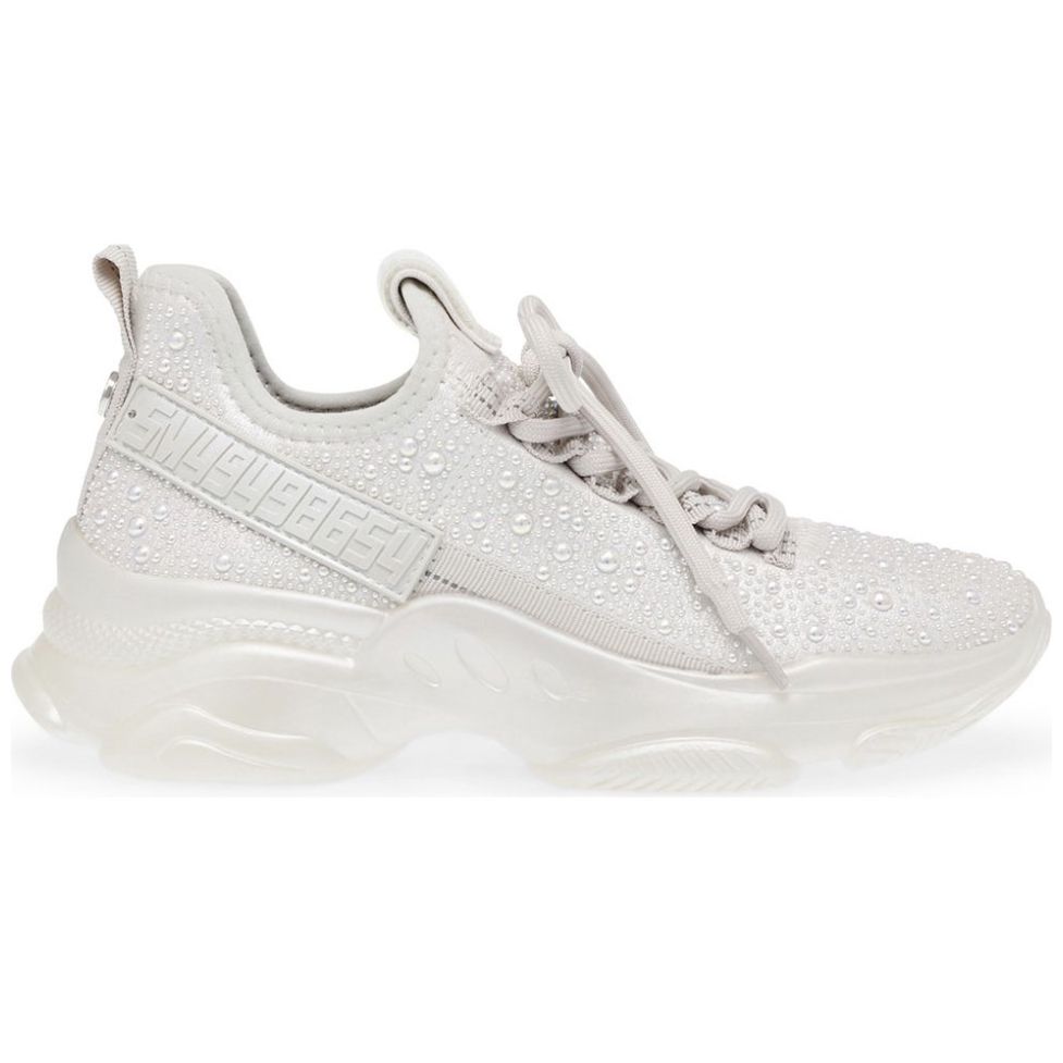 Tenis con Brillos Plateados Steve Madden