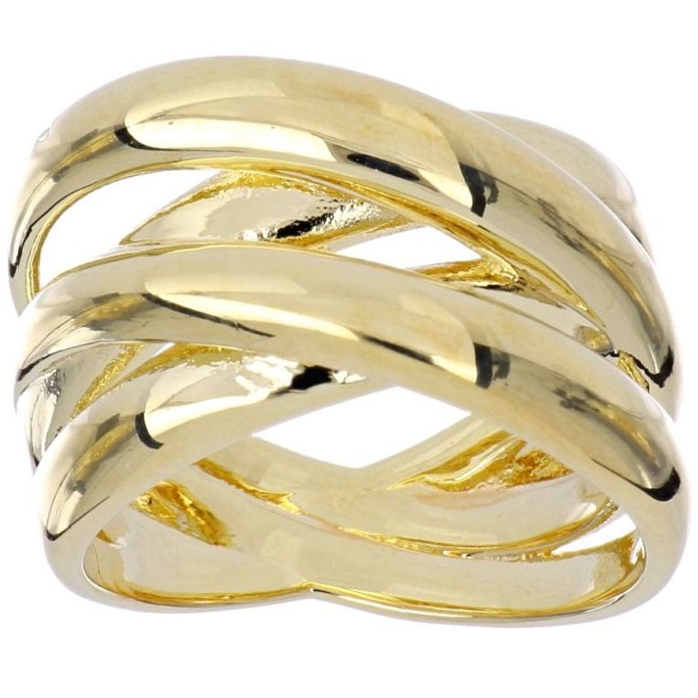 Anillo trenzado oro sale